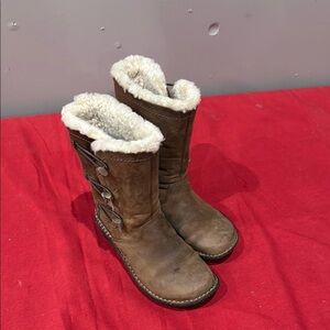 UGG Cream Shearling Boots